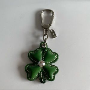 Y2K Coach shamrock key chain